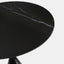 Top of 20" Round, modern black marble side table