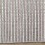 Aspen Woven Rug - Taupe & Black corner detail