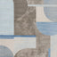 Belle Plush Rug - Blue / Grey Geometric Pattern sample 