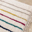 Bora Shag Rug - Double Rainbows corner