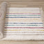 Bora Shag Rug - Double Rainbows roll on floor