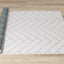 Bristol Reversible Indoor / Outdoor Rug - Herringbone roll on floor