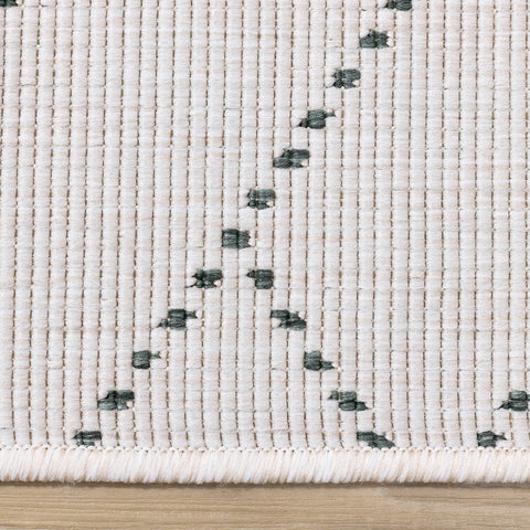 Bristol Reversible Indoor / Outdoor Rug - Herringbone side detail