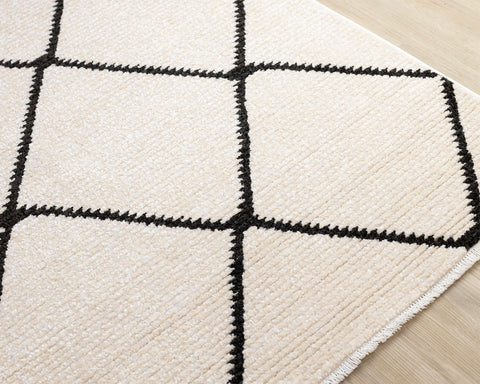 Calabar Rug - Lattice corner