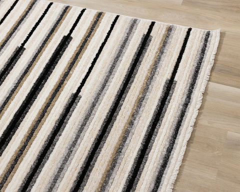 Calabar Rug - Piano Keys corner