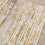 Calabar Distressed Rug - Yellow Grey corner