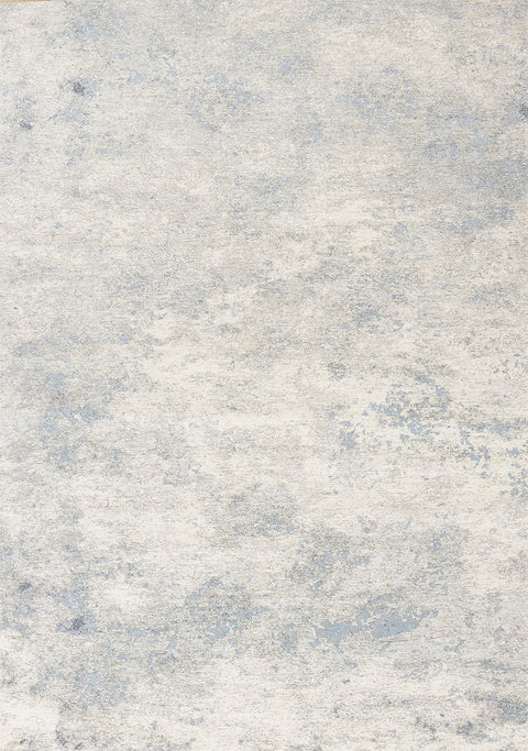 Cathedral Rug - Marbled Blue Grey full sample