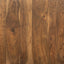 Close-up sample of solid acacia wood finish and tone.
