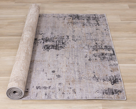 Chorus Rug - Concrete Jungle roll on floor