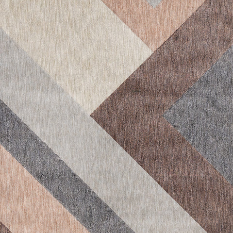 Cora Rug - Geometric Pink Taupe sample