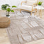 Darcy Corduroy Plush Rug in living room setting