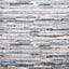 Darcy Rug - Grey / Blue Stripes full sample