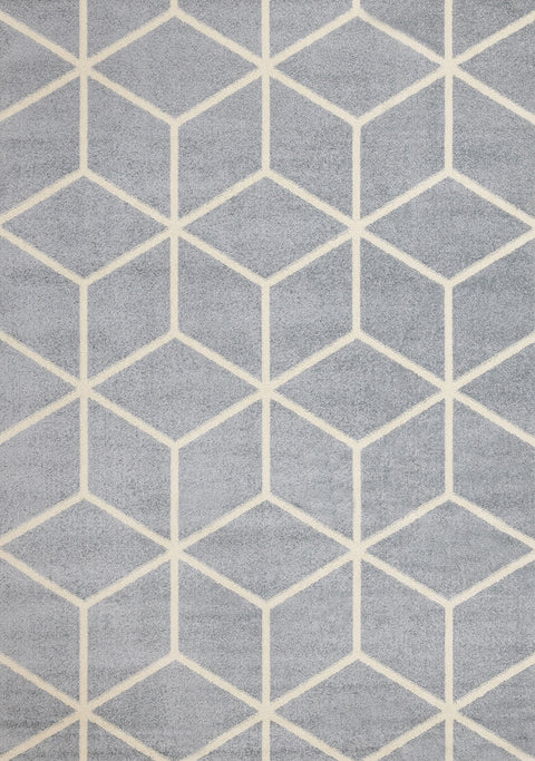 Eclipse Rug - Modern Blue Lattice full sample