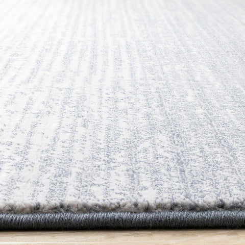  Ella Plush Rug - Blue Cream pile height