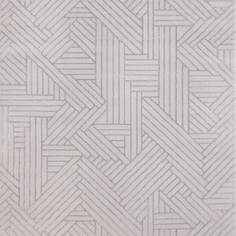 Ellington Rug - Grey Abstract Herringbone sample