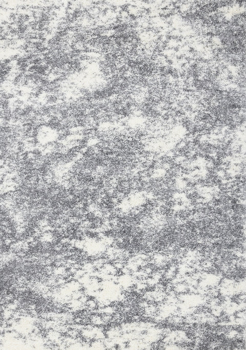 Fergus Shag Rug - Cream Grey Clouds full sample