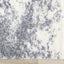 Fergus Shag Rug - Cream Grey Clouds corner detail