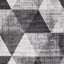 Focus Rug - Grey Faded Triangles full sample