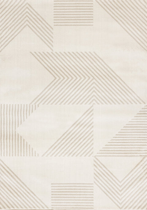 Hayden Rug - Geometric Beige full sample