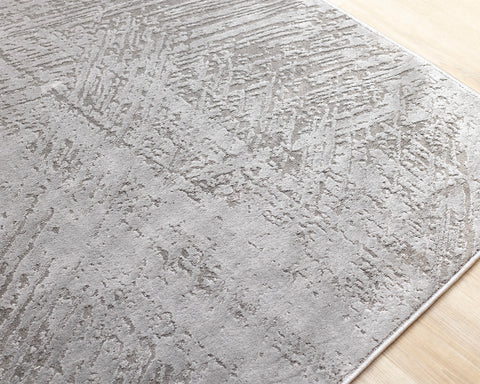 Hayden Distressed Rug - Brushstrokes corner