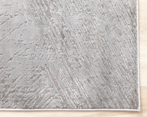 Hayden Distressed Rug - Brushstrokes corner detail