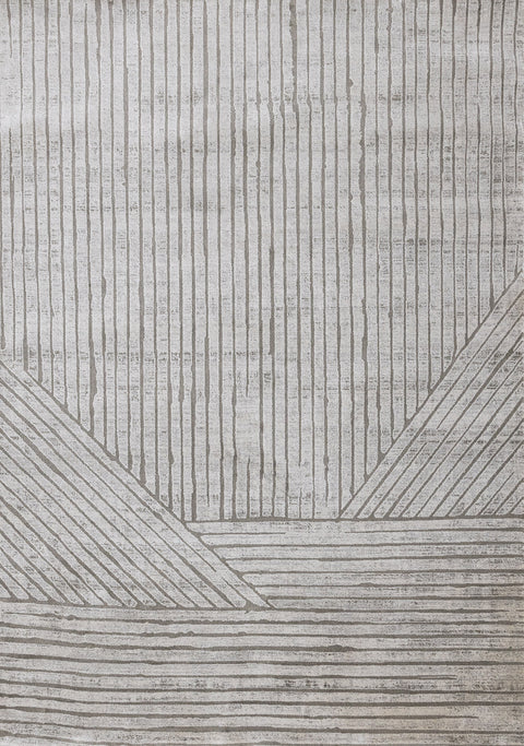 Hayden Rug - Grey Modern Lines full sample