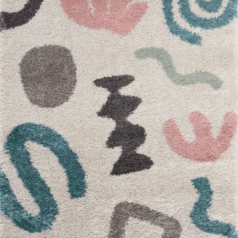 Kids Shag Rug - Doodles sample