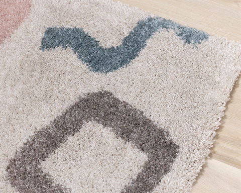 Kids Shag Rug - Doodles corner