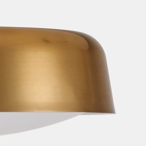 Tosca Flushmount Ceiling Lamp Gold side detail