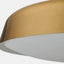 Tosca Pendant Lamp Large - Gold side and diffuser detail