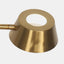 Melfi Task Lamp Gold lamp shade detail