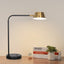 Melfi Task Lamp Gold on desk