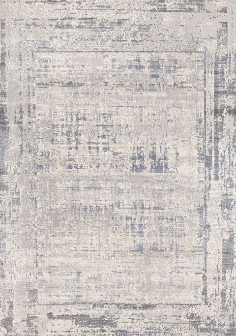 Luca Distressed Rug - Grey Blue full sample