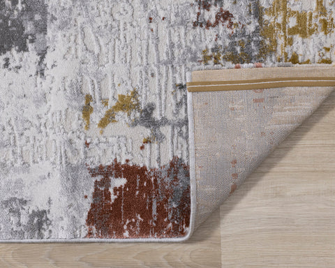 Luca Rug - Abstract corner flipped to reveal underside