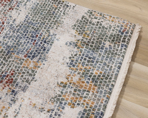 Marisa Distressed Rug - Abstract corner