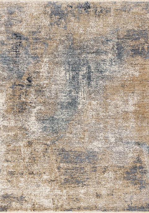 Marisa Distressed Rug - Blue Beige full sample