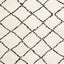  Maroq Shag Rug - Black & White Diamonds sample 