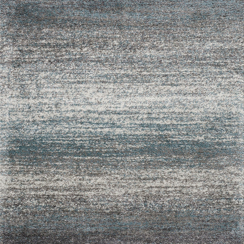 Maroq Shag Rug - Blue / Grey Stripes sample