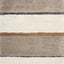  Maroq Shag Rug - Cream / Brown Stripes full sample
