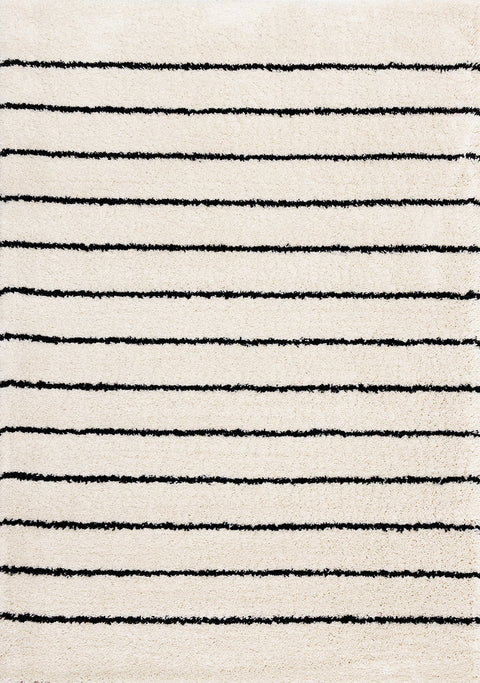 Maroq Shag Rug - Straight Lines full sample