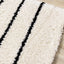 Maroq Shag Rug - Straight Lines corner