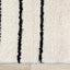 Maroq Shag Rug - Straight Lines corner detail