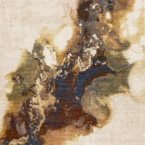 Muse Plush Rug - Marble Grain sample