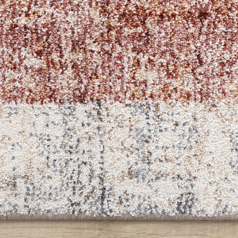 Muse Rug - Layered Geometric side detail