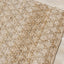 Naturals Jute Rug - Light Oak Diamond corner