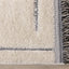 Novato Dual Texture Rug - Wavy Lines corner detail