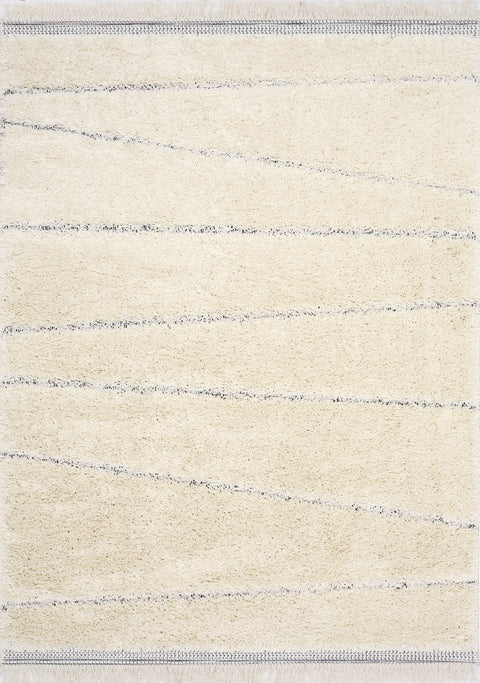 Novato Rug - Asymetric Lines Cream sample