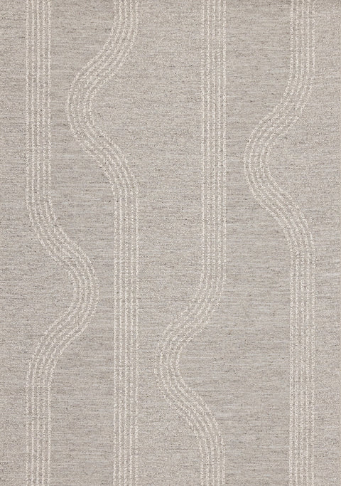 Peak Rug - Grey Curvy Lines sample