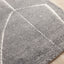 Ravine Rug - Grey Cream Strokes corner