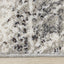 Ravine Rug - Grey Cream Distressed Lines side detail